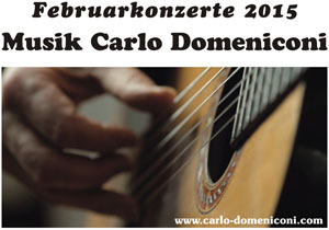 ...alle Jahre wieder 2015, Februarkonzerte mit Carlo Domeniconi und Freunde