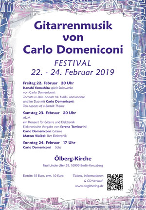 Carlo Domeniconi Plakat: Festival 2019