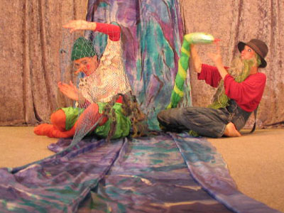 Ingrid Schweitzer und Birgit Hering in Pinocchio