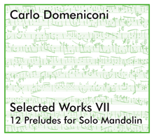 CD Selected Works VII: 12 Preludes for Solo Mandolin